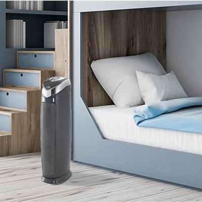 Dorm Room Healthy Bedding and Air Purifier Set